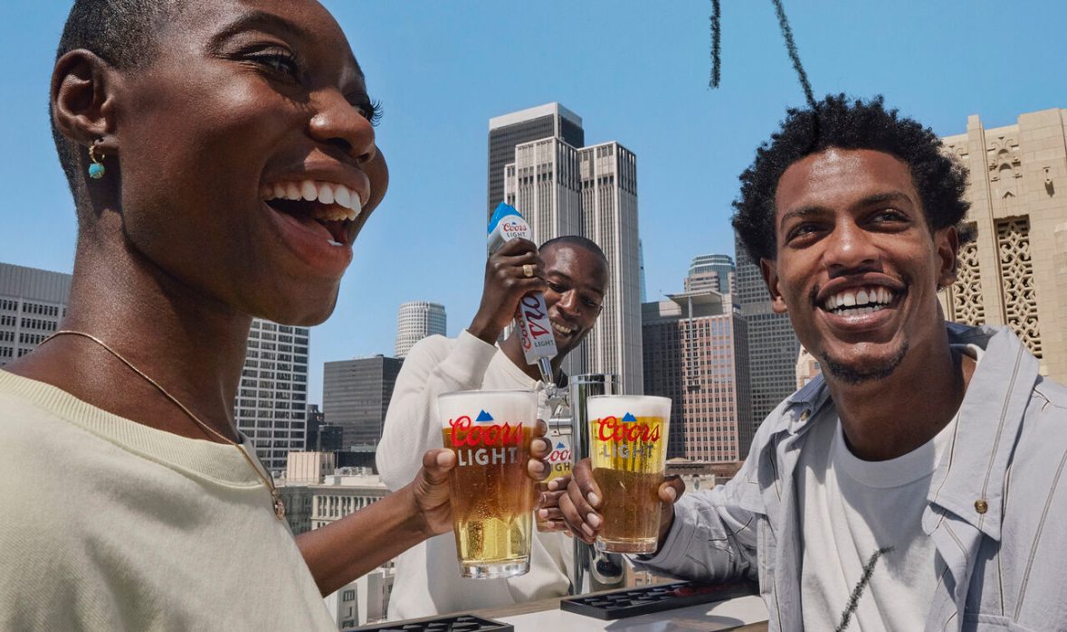 Jordan Roach in a Coors Light campaign